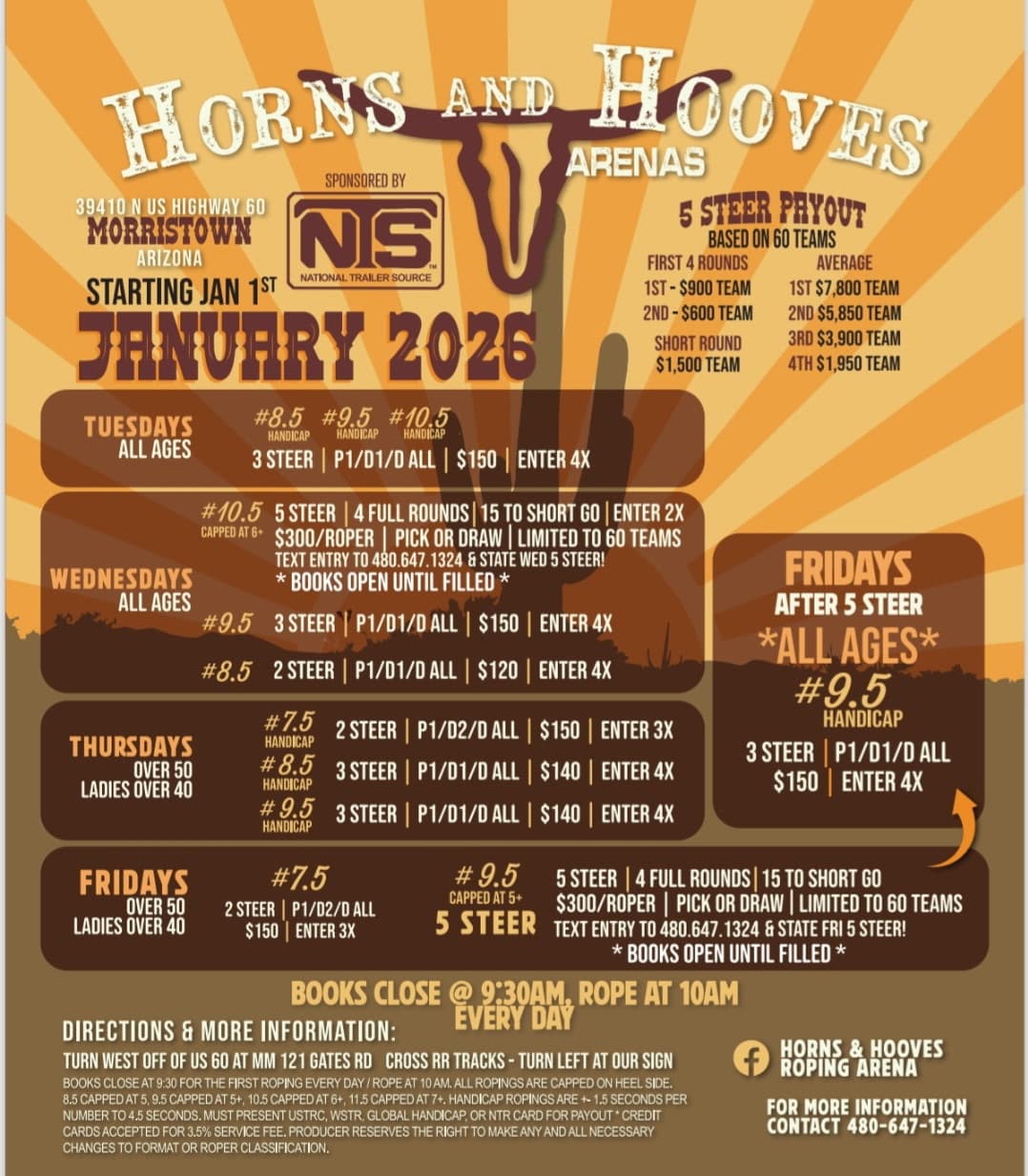 Morristown, AZ-Horns and Hooves flyer